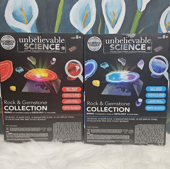 Science Squad Unbelievable Science Rock & Gemstone Collection STEM Lot Of 2 - Picture 2 of 2